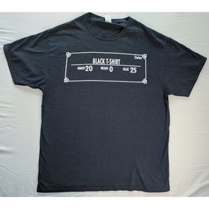 Black T-shirt Armor: 20 Value: 25